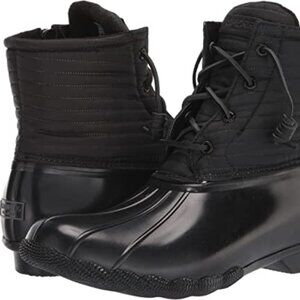 NWB NEW SPERRY WOMENS SALTWATER NYLON BOOT, 8.5